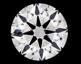 0.33 carat Round diamond D  VVS2 Excellent