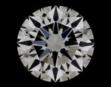 0.55 carat Round diamond H  VVS2 Excellent