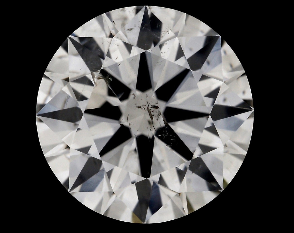 2.11 carat Round diamond J  I1 Excellent