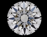 0.24 carat Round diamond D VVS2 Excellent
