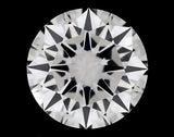 0.23 carat Round diamond E VVS1 Excellent