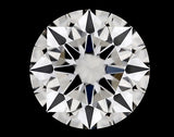 0.21 carat Round diamond D  VVS2 Excellent
