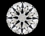 0.46 carat Round diamond H VVS1 Excellent