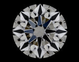 0.45 carat Round diamond D  VVS2 Excellent