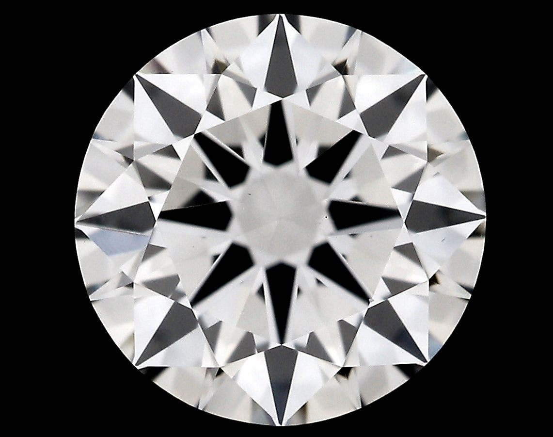 0.53 carat Round diamond F  VVS2 Excellent