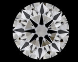 0.25 carat Round diamond F VVS1 Excellent