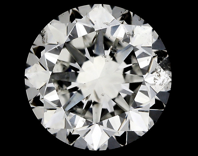 2.01 carat Round diamond H I1 Good