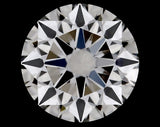 0.33 carat Round diamond E VVS2 Excellent
