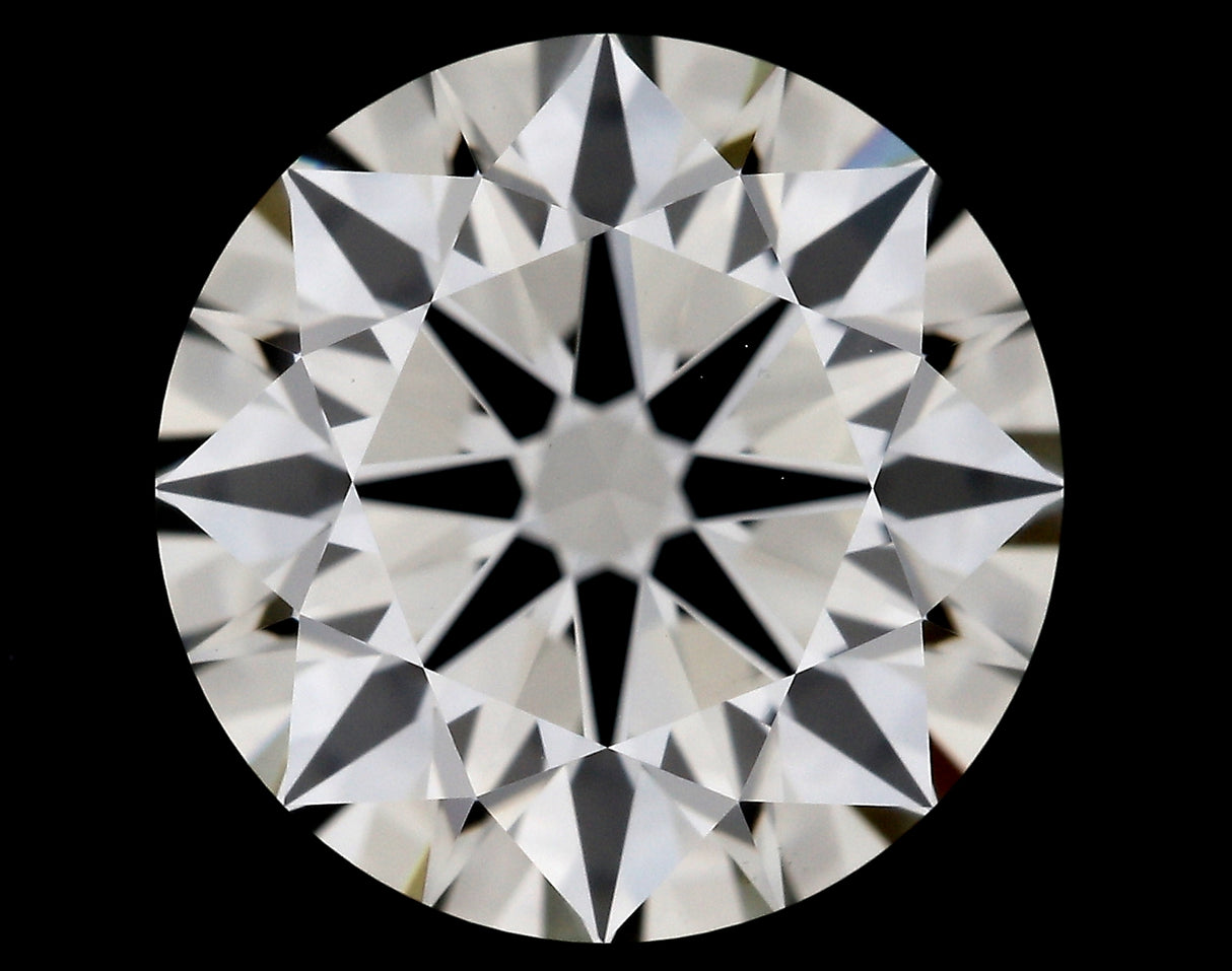 1.63 carat Round diamond M  VVS2 Excellent