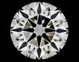 0.50 carat Round diamond I VVS1 Excellent