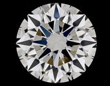 0.50 carat Round diamond H VVS2 Excellent