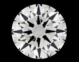0.32 carat Round diamond E VVS2 Excellent