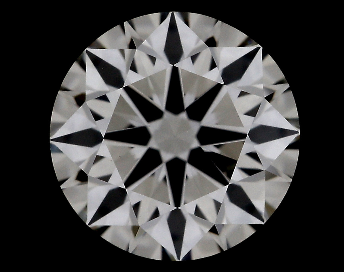 0.53 carat Round diamond H  VVS2 Excellent