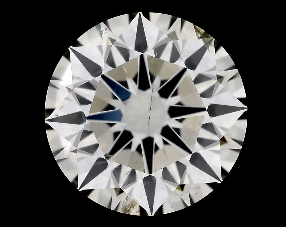 2.23 carat Round diamond J  I1 Excellent