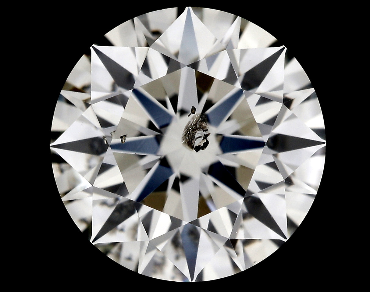 1.51 carat Round diamond J  I1 Excellent