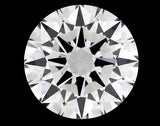 0.21 carat Round diamond D VVS2 Excellent
