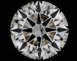 3.00 carat Round diamond J  I1 Excellent