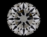 0.53 carat Round diamond H  VVS1 Excellent