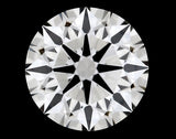 0.34 carat Round diamond H IF Excellent