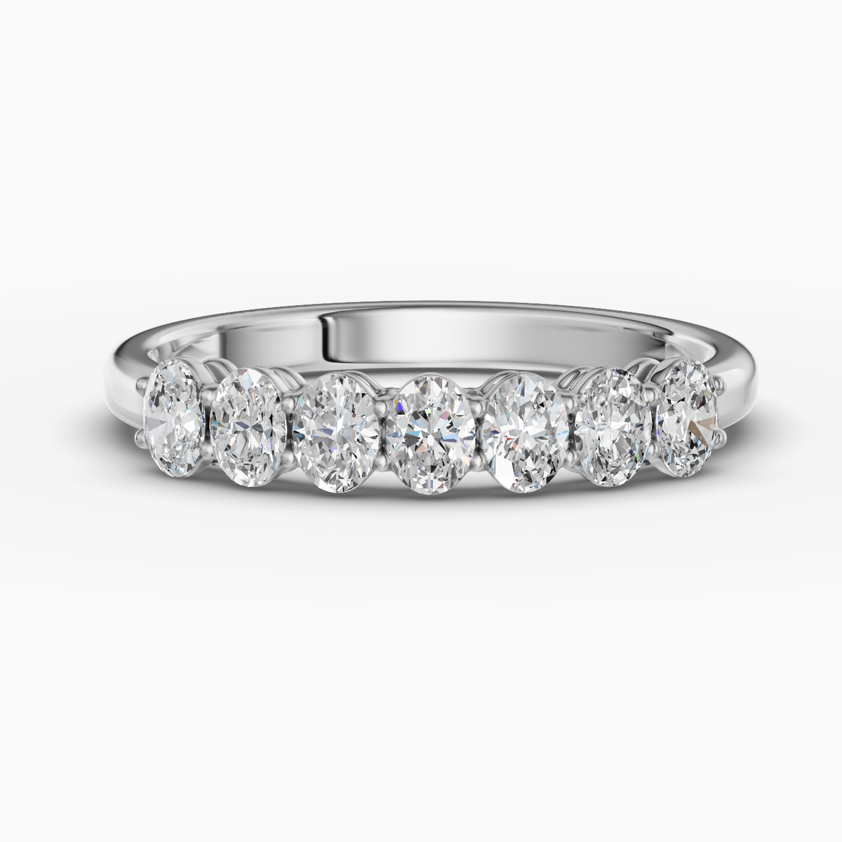 18K White Gold, Platine