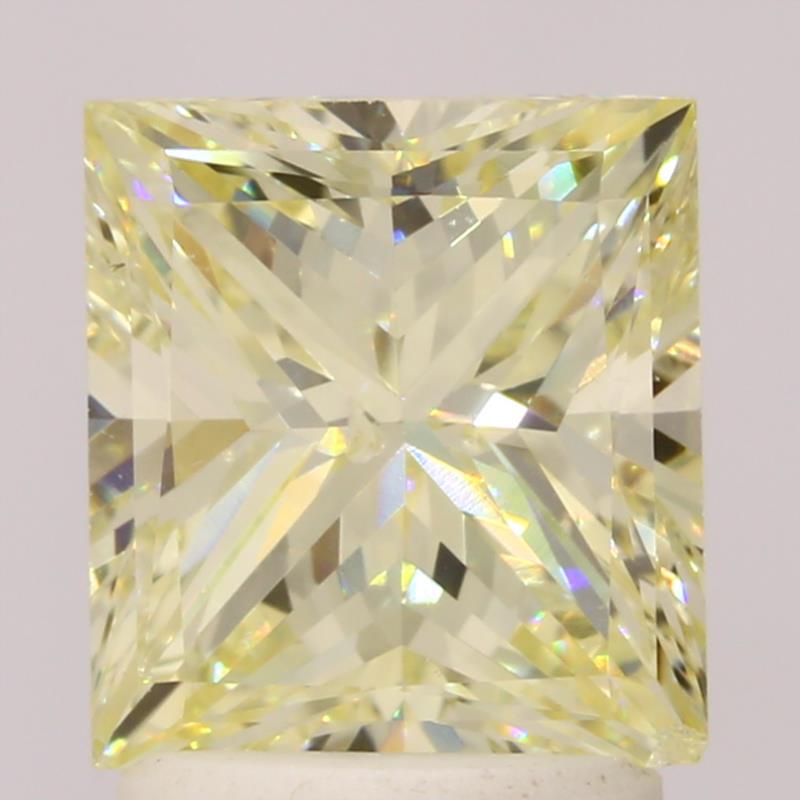 1.88 carat Princess diamond  Yellow SI2