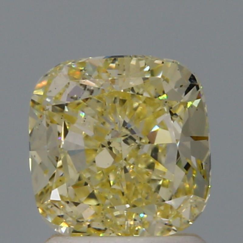 1.65 carat Cushion diamond  Yellow SI1