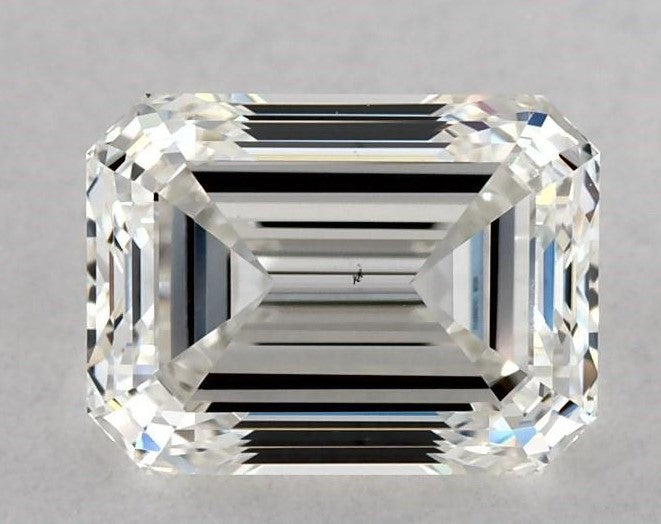 Diamant émeraude de 0,9 carat H VS1