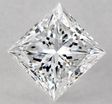 0.80 carat Princess diamond D VS1 
