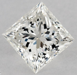 0.81 carat Princess diamond G  VS2 