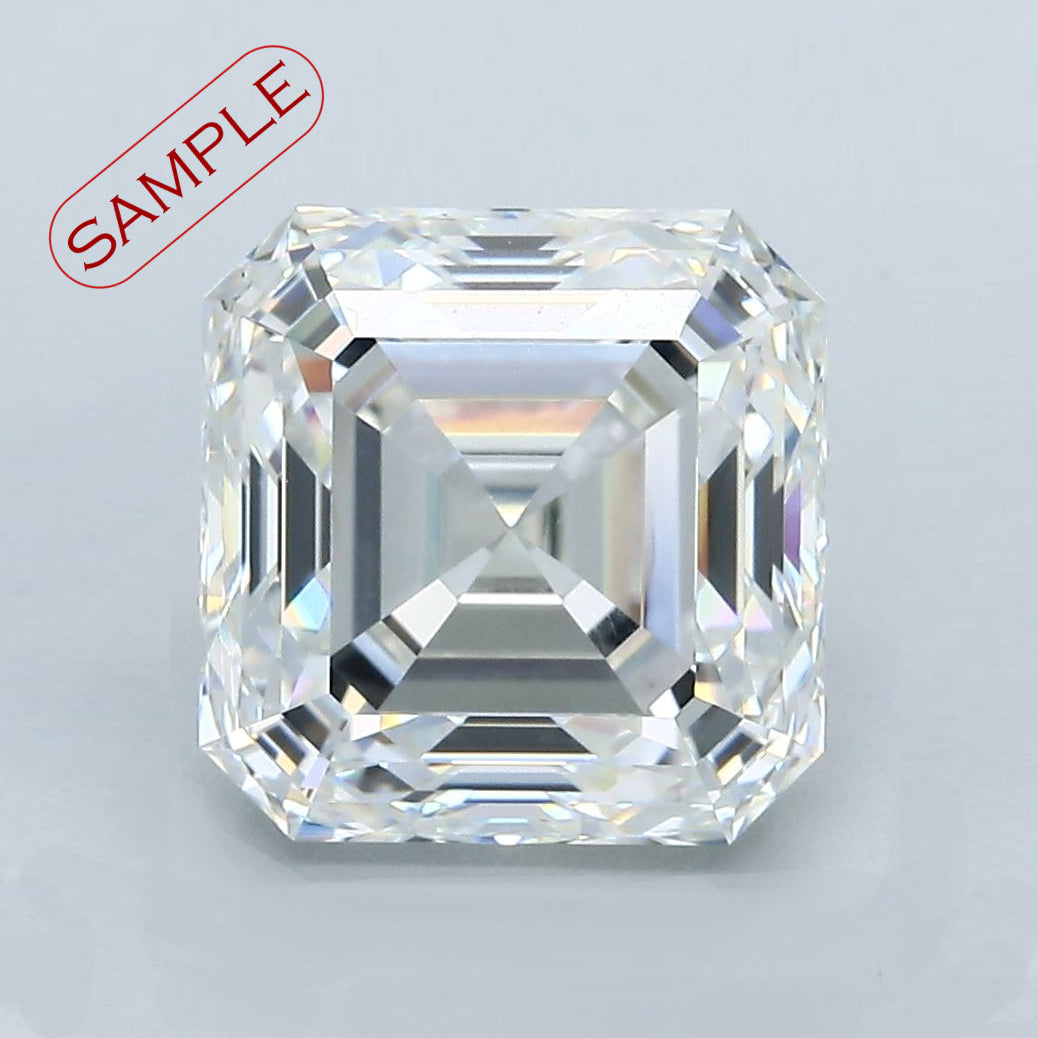 0.70 carat Asscher diamond G VVS2 