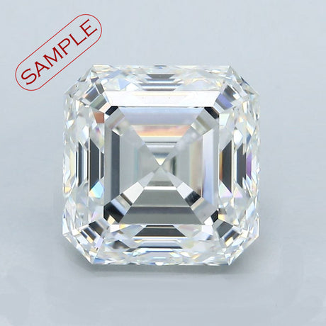 4.14 carat Asscher diamond I VVS2 