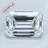 0.56 carat Emerald diamond E  SI1