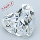 0.9 carat Heart diamond G  VS2