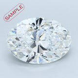 0.5 carat Oval diamond F  VS2