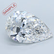 0.53 carat Pear diamond G VVS1 