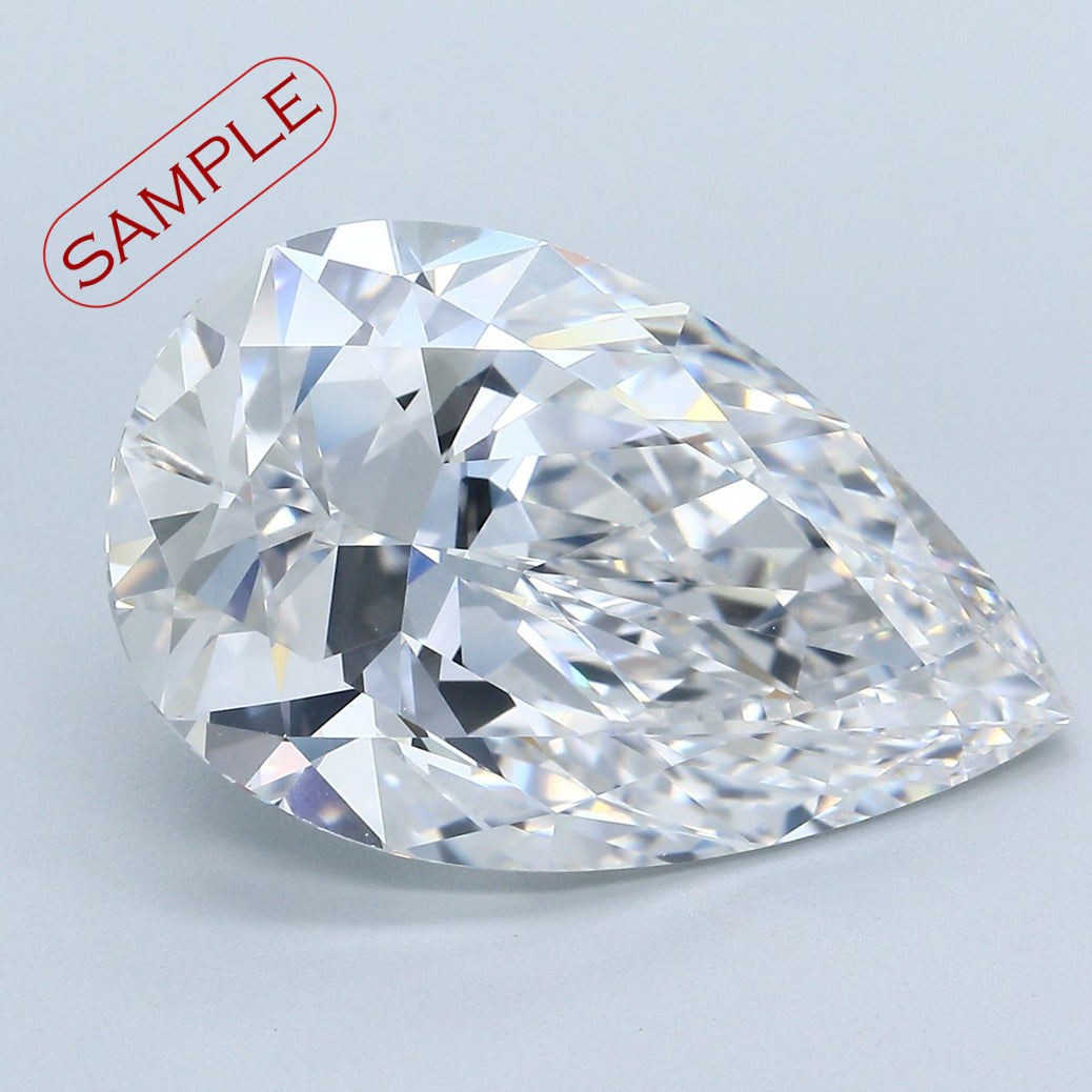 0.51 carat Pear diamond F VVS2 