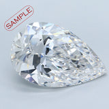0.51 carat Pear diamond F VVS2 
