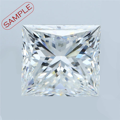 3.21 carat Princess diamond L SI1 
