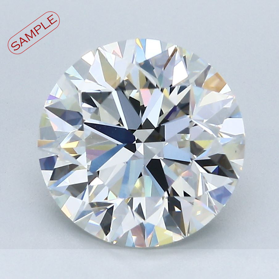 2.71 carat Round diamond H  SI1 Excellent