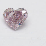 Diamant coeur 0,55 carat Rose SI1