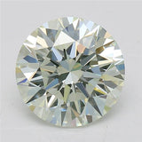 1.36 carat Round diamond Green VVS2 