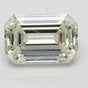 2.02 carat Emerald diamond L  SI1 