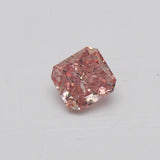 0.62 carat Radiant diamond  Pink I1