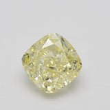 2.77 carat Cushion diamond  Yellow VVS1