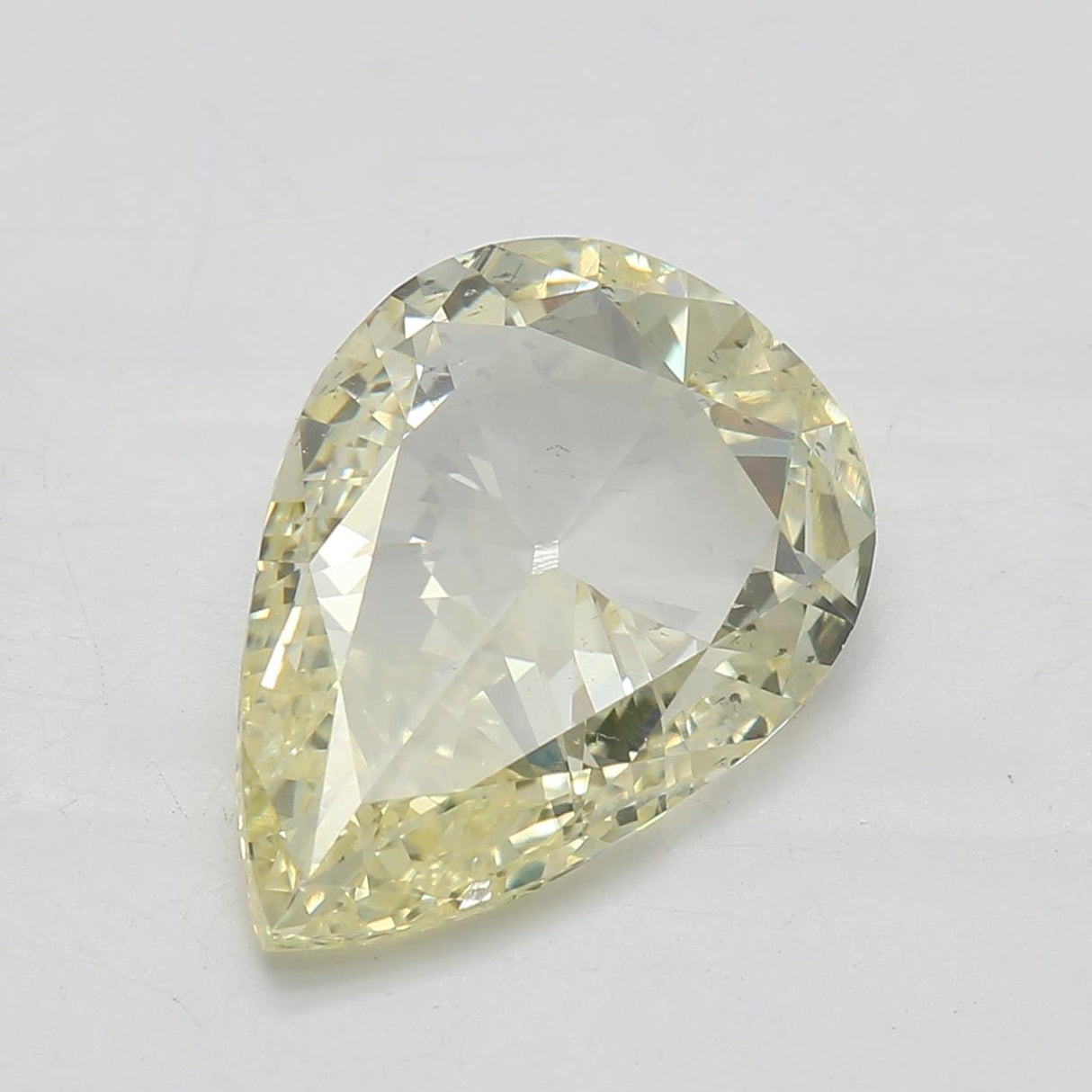 2.01 carat Pear diamond  Yellow SI2