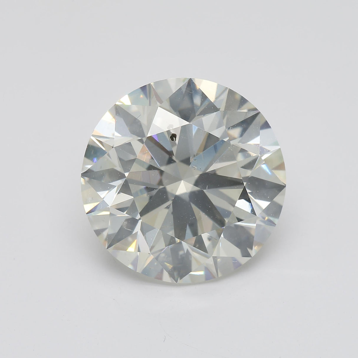 8.03 carat Round diamond K  SI2 Excellent