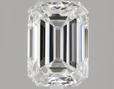 2.01 carat Emerald diamond D VVS2 