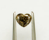 0.72 carat Heart diamond  Yellow SI2