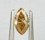 0.57 carat Marquise diamond  Brown SI2