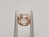 0.92 carat Emerald diamond  Brown VS2